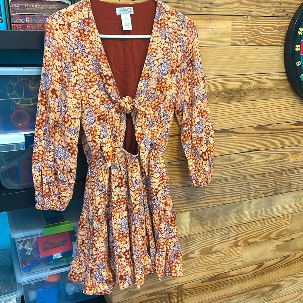 L Space floral dress
